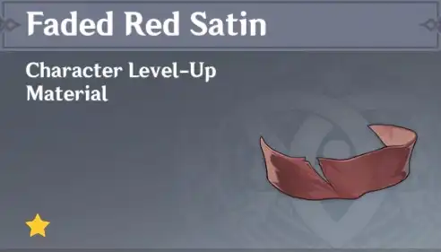Faded Red Satin