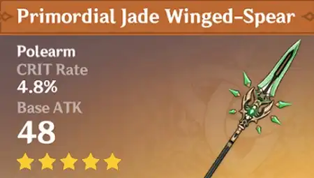 Primordial Jade Winged Spear