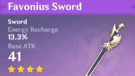 Favonious Sword